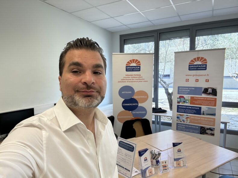 IMG_5974 Sébastien Rehberg dans les bureaux de Groupazur Assurance à Cannes